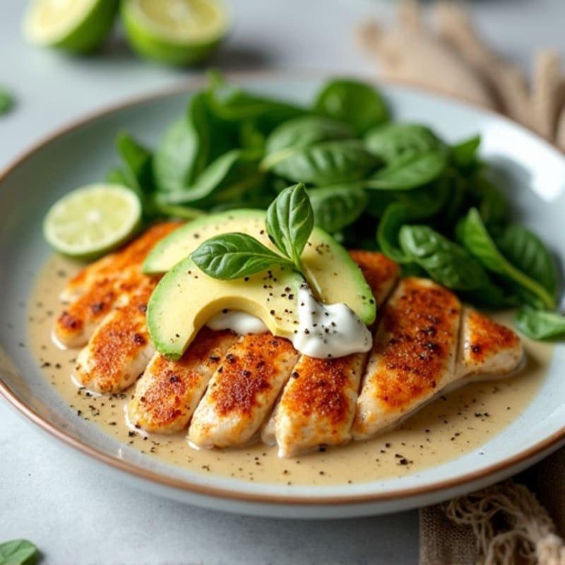 Healthy Creamy Spiced Chicken
