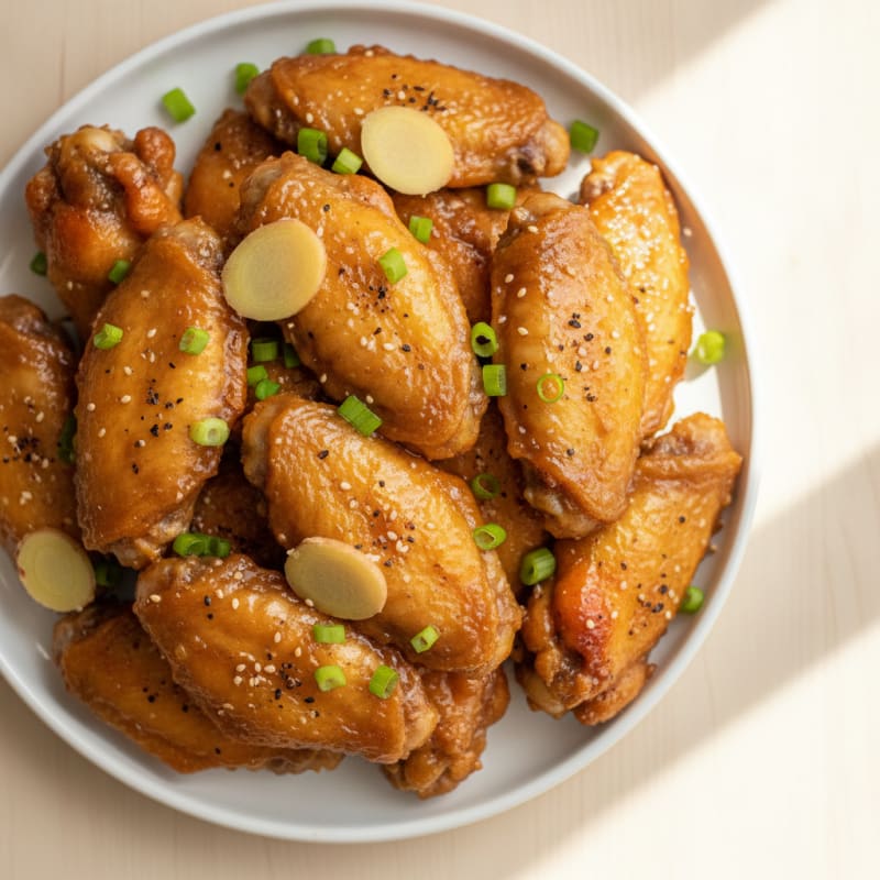 Honey Garlic Baked Chicken Wings