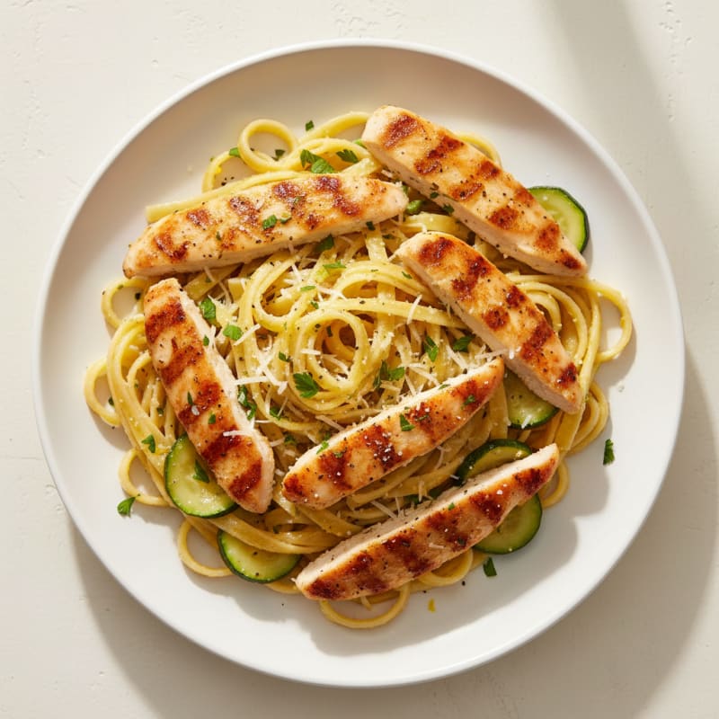 Lemon-Herb Chicken Fettuccine