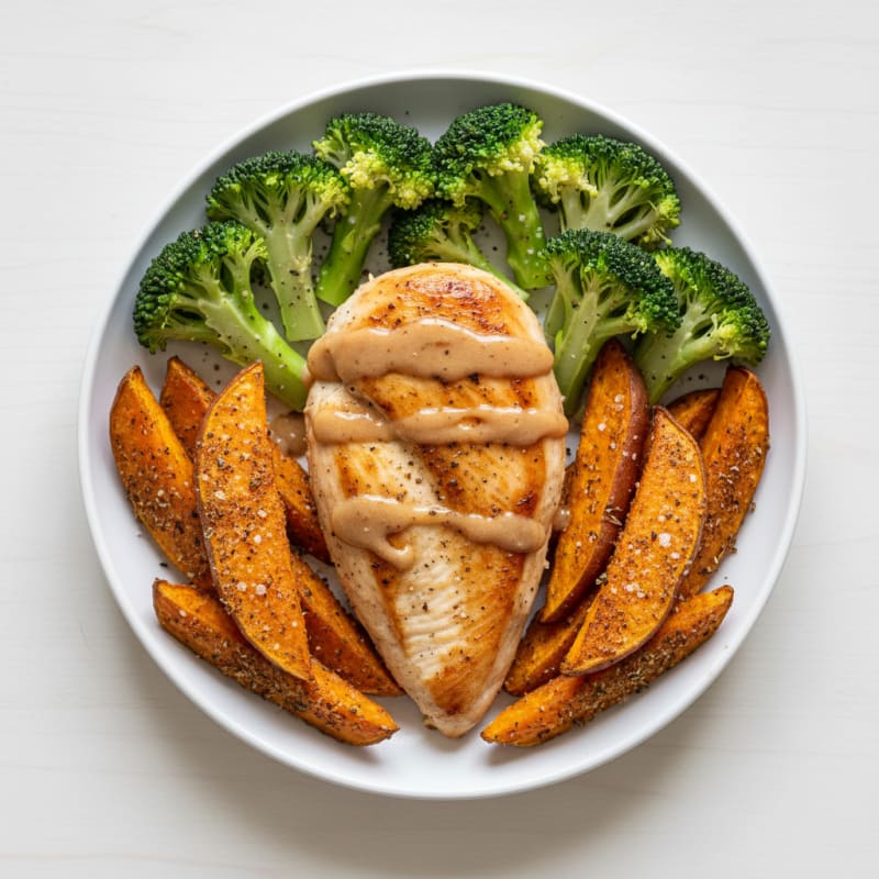 Crispy Roasted Sweet Potato Wedges