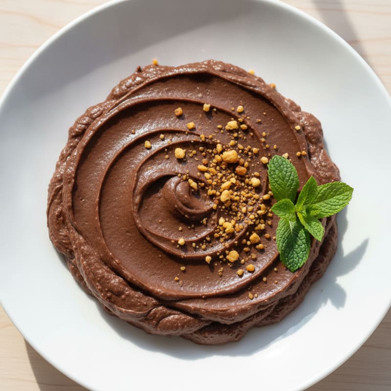 Creamy Tofu Protein Pudding with Cocoa