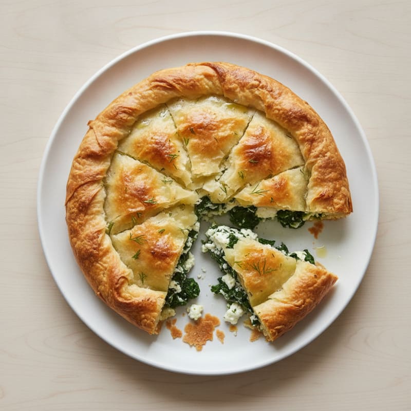 Spinach and Feta Phyllo Pie