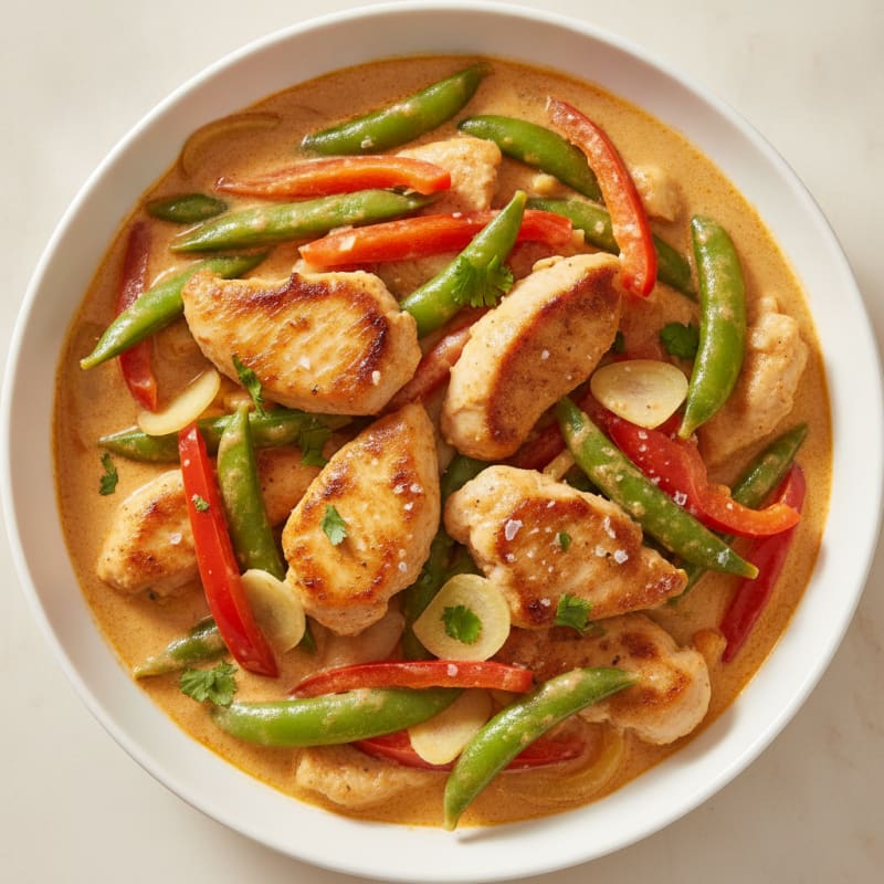 Coconut Curry Chicken with Vegetables