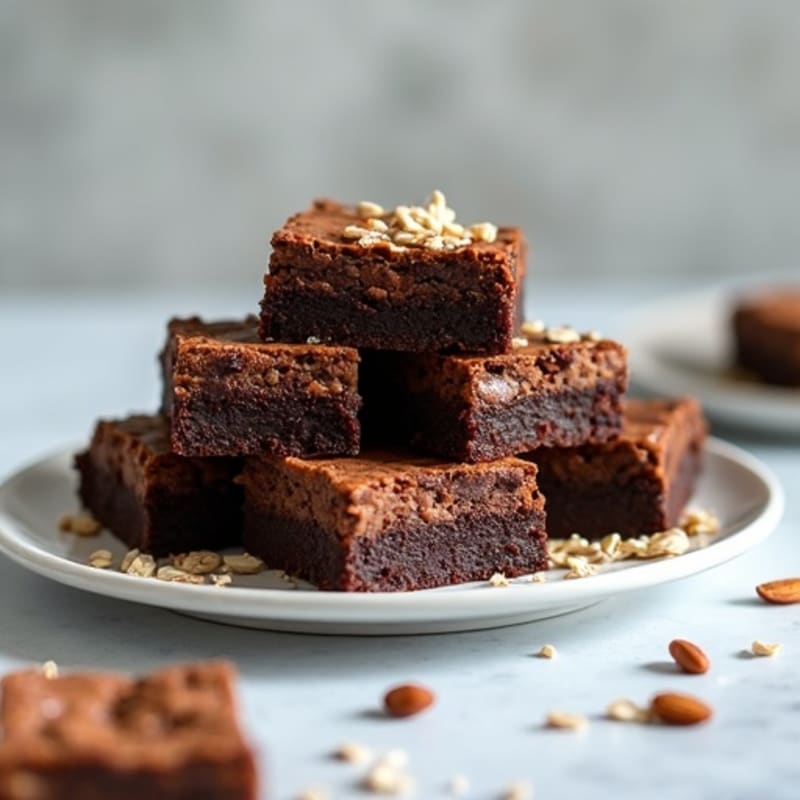 Fudgy Black Bean Brownie Squares