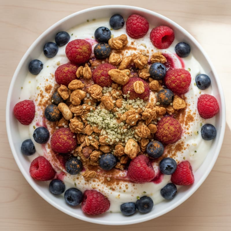High-Protein Berry Yogurt Parfait