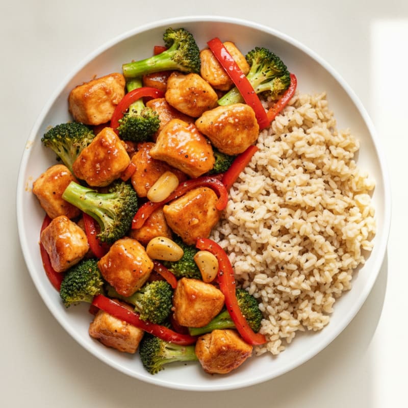 Low Cal Orange Chicken Stir-Fry