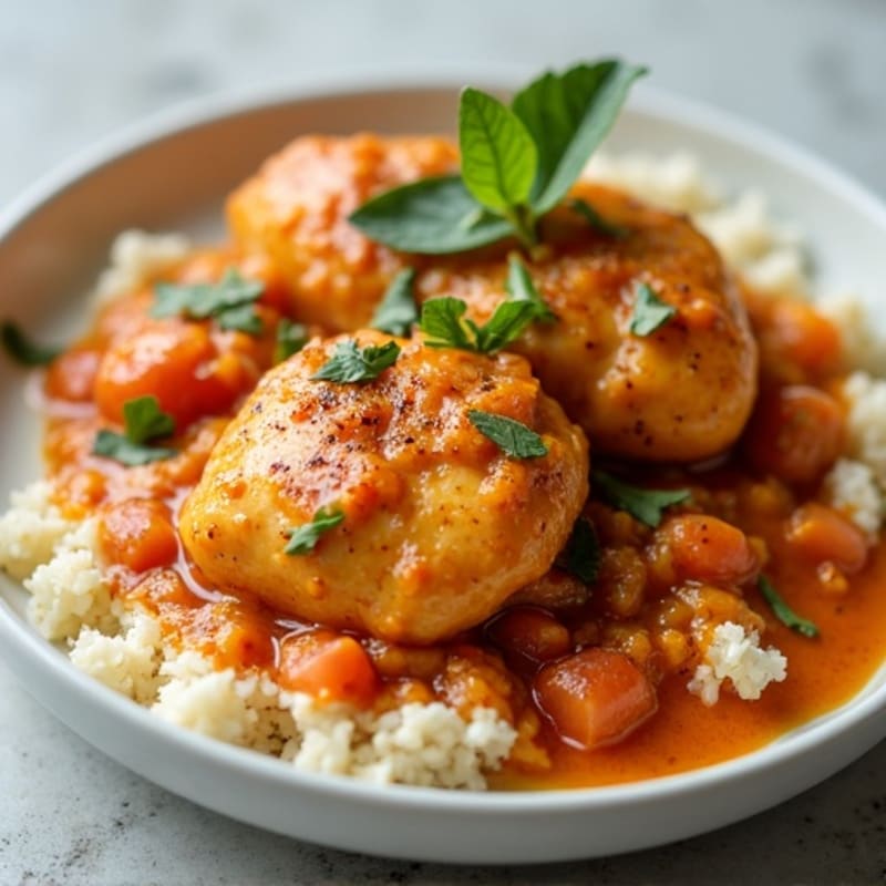 Creamy Coconut-Spiced Butter Chicken