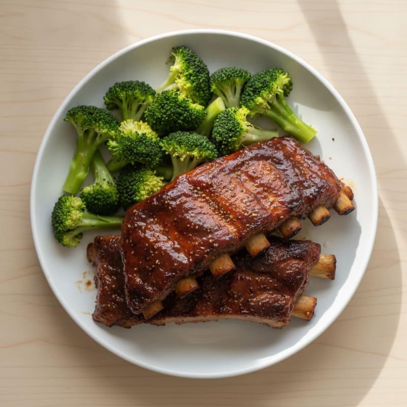 Slow-Cooked BBQ Pork Ribs