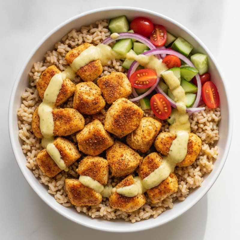 Chicken Shawarma Rice Bowl