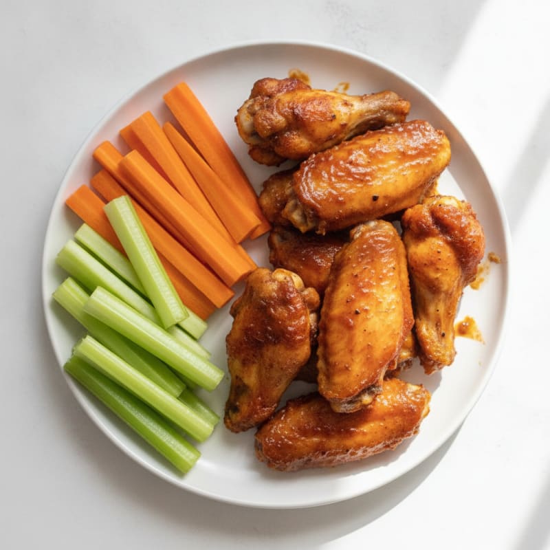Spicy BBQ Baked Chicken Wings