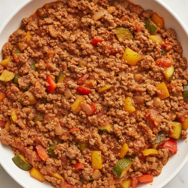 Ground Beef and Vegetable Skillet