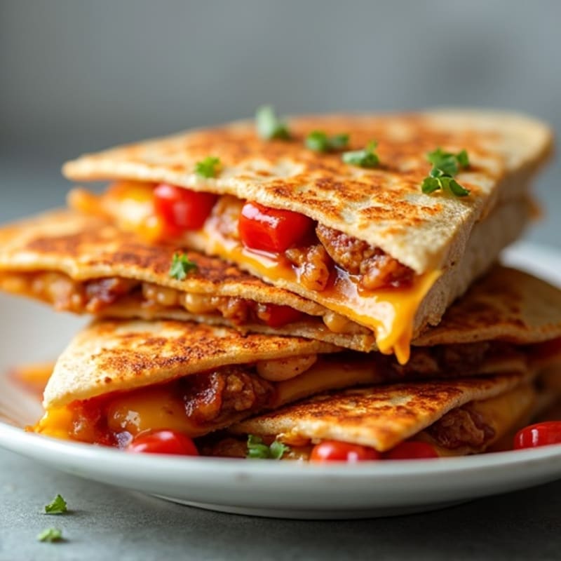 Crispy BBQ Chicken Quesadilla
