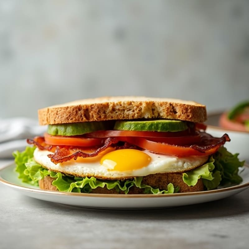 Fresh Avocado Crispy Bacon Whole Wheat BLT