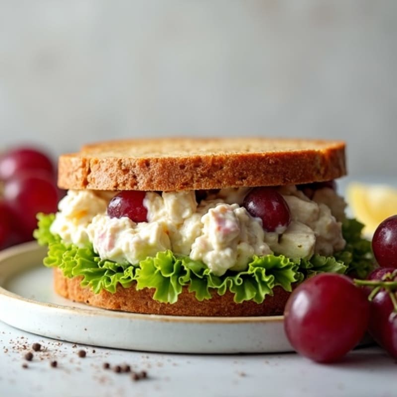 Creamy Greek Yogurt Chicken Salad Sandwich