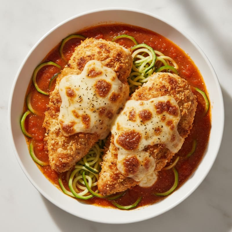 Baked Chicken Parmesan with Marinara