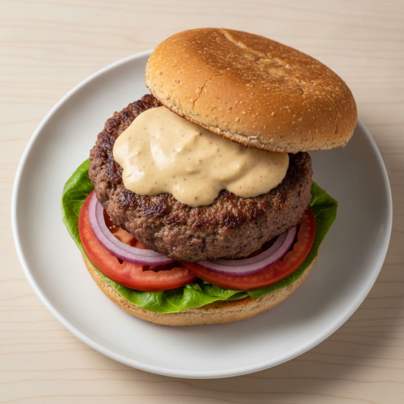 Classic Beef Burger with Secret Sauce