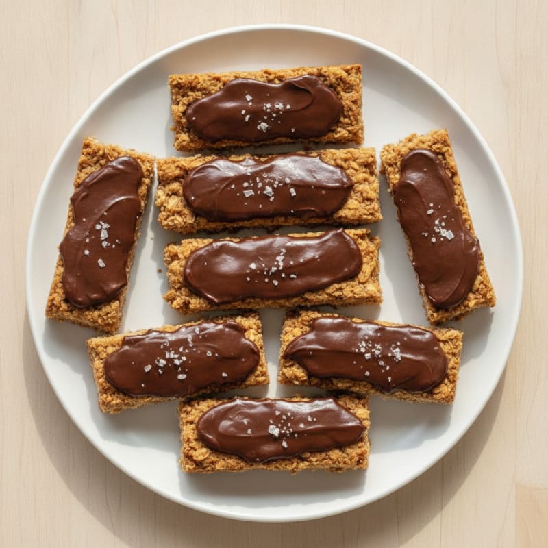 Peanut Butter Dark Chocolate Oatmeal Bars