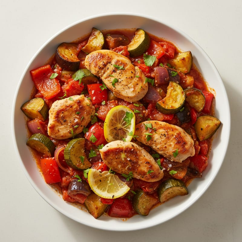 Zesty Roasted Vegetable Ratatouille