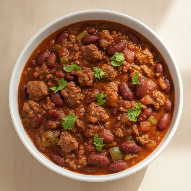 Hearty Beef and Bean Chili