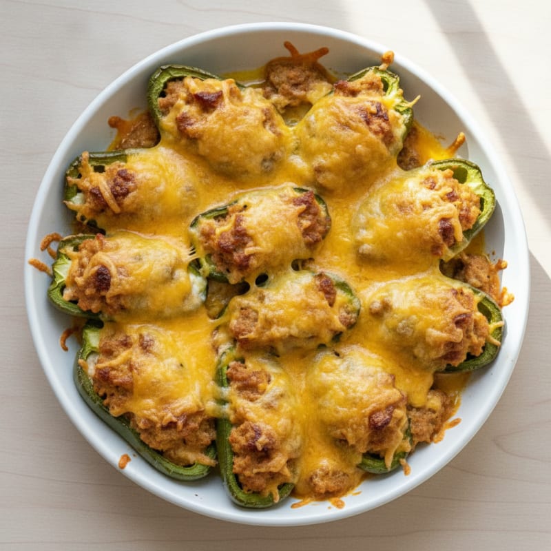 Spicy Jalapeño Poppers with Cream Cheese