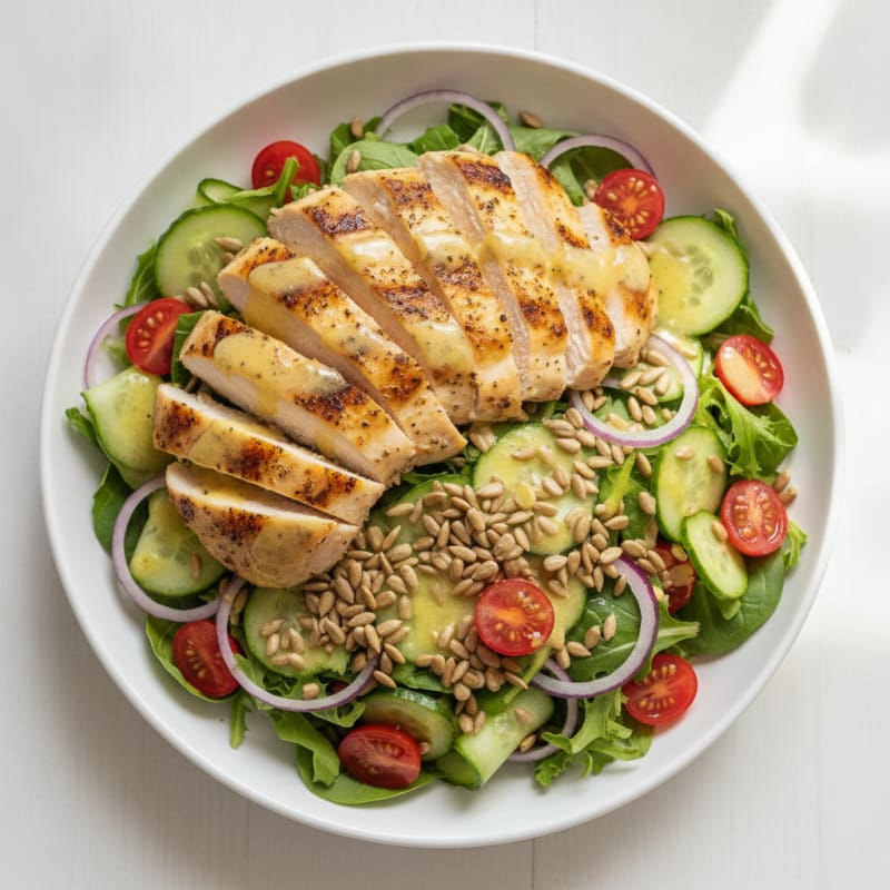 Lemon-Herb Chicken Garden Salad