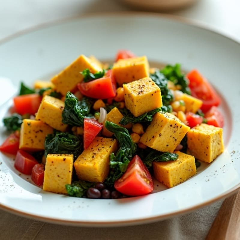 Hearty Tofu Scramble with Veggies