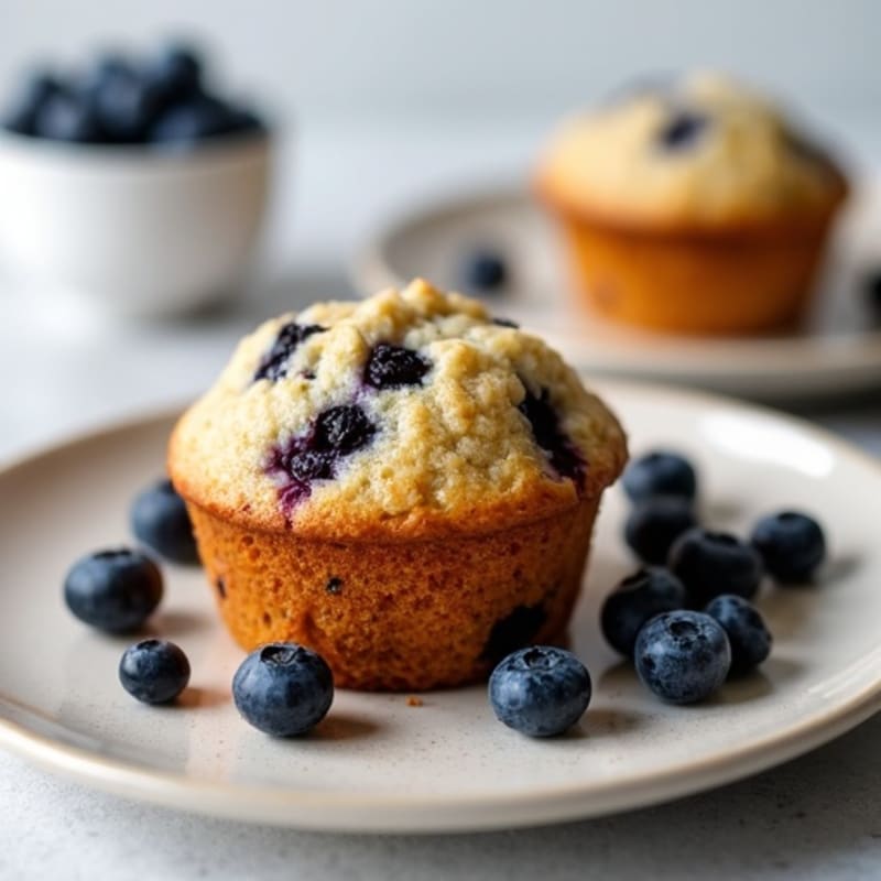 Wholesome Blueberry Oat Muffins
