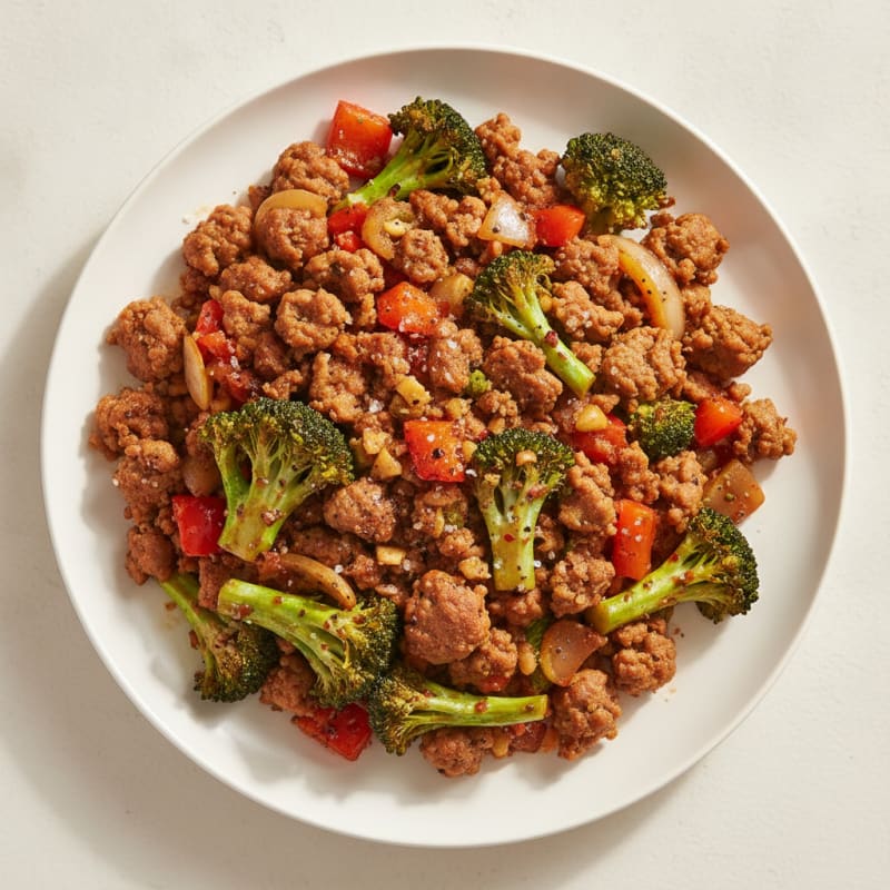 Sausage and Vegetable Stir-Fry