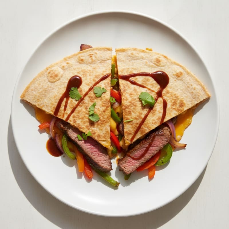 Seared Steak Quesadillas with Peppers