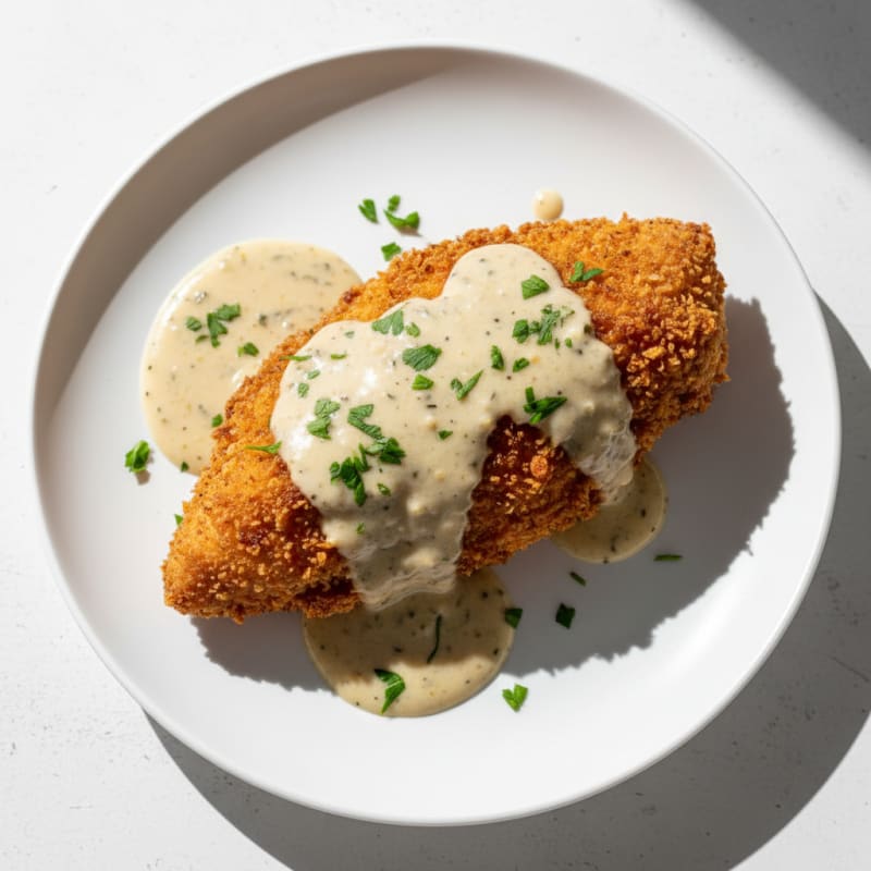 Buttermilk Fried Chicken with Creamy Gravy