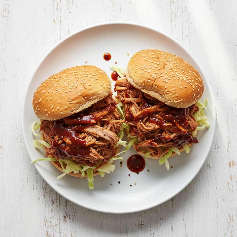 Smoky BBQ Pulled Pork Sandwiches