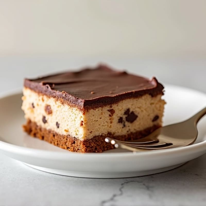 Lightened-Up Greek Yogurt Chocolate Cheesecake Bars