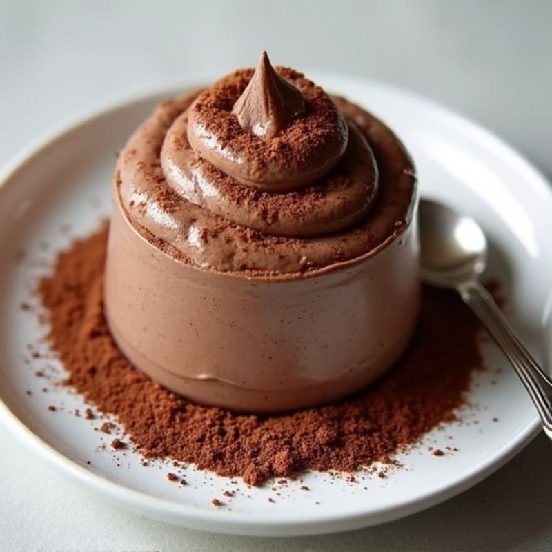 Protein-Rich Dark Chocolate Cottage Cheese Mousse