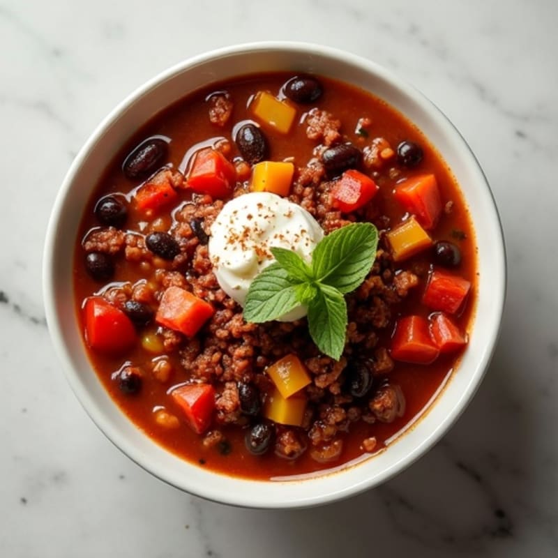 Hearty Lean Beef and Bean Chili