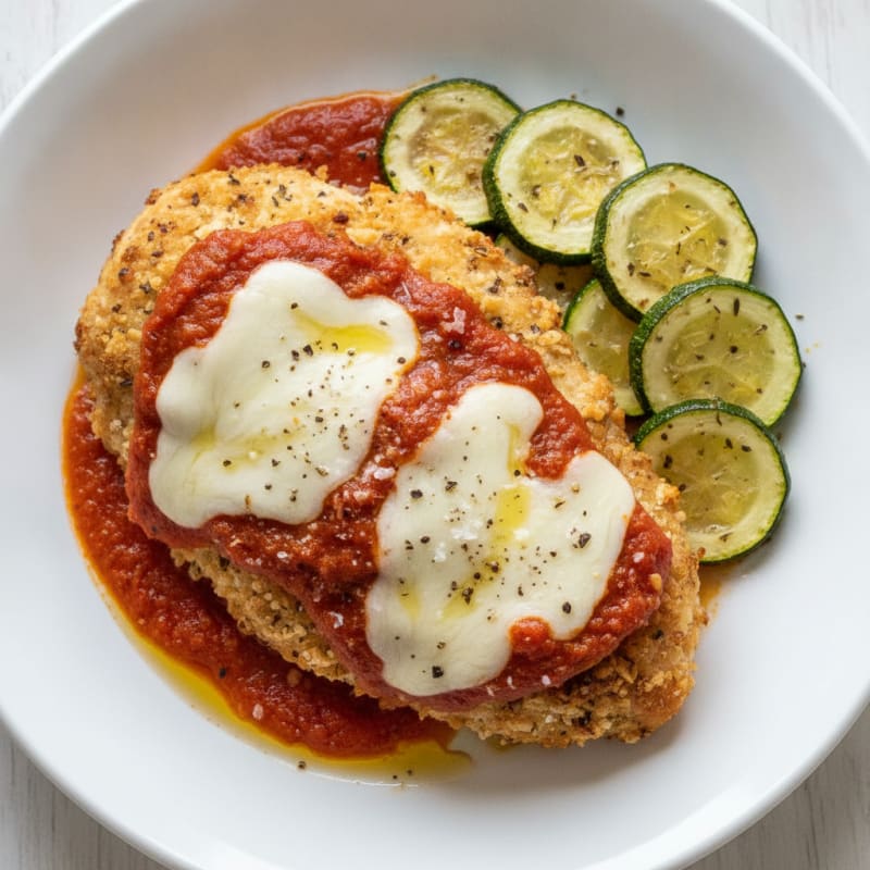 Baked Chicken Parmesan with Marinara