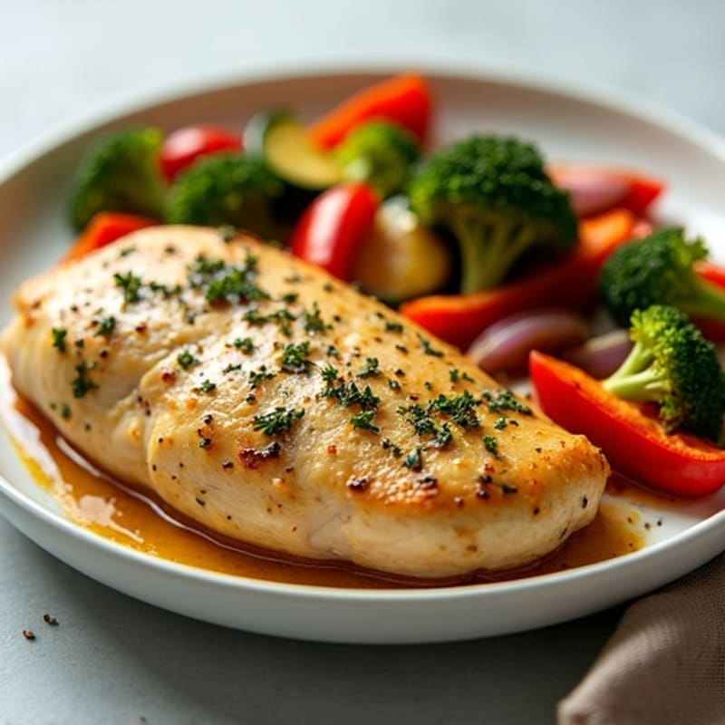 Sheet Pan Lemon Herb Chicken with Crispy Roasted Vegetables