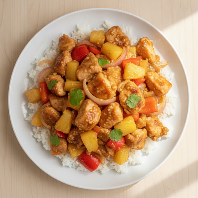 Sweet and Sour Chicken Stir-Fry