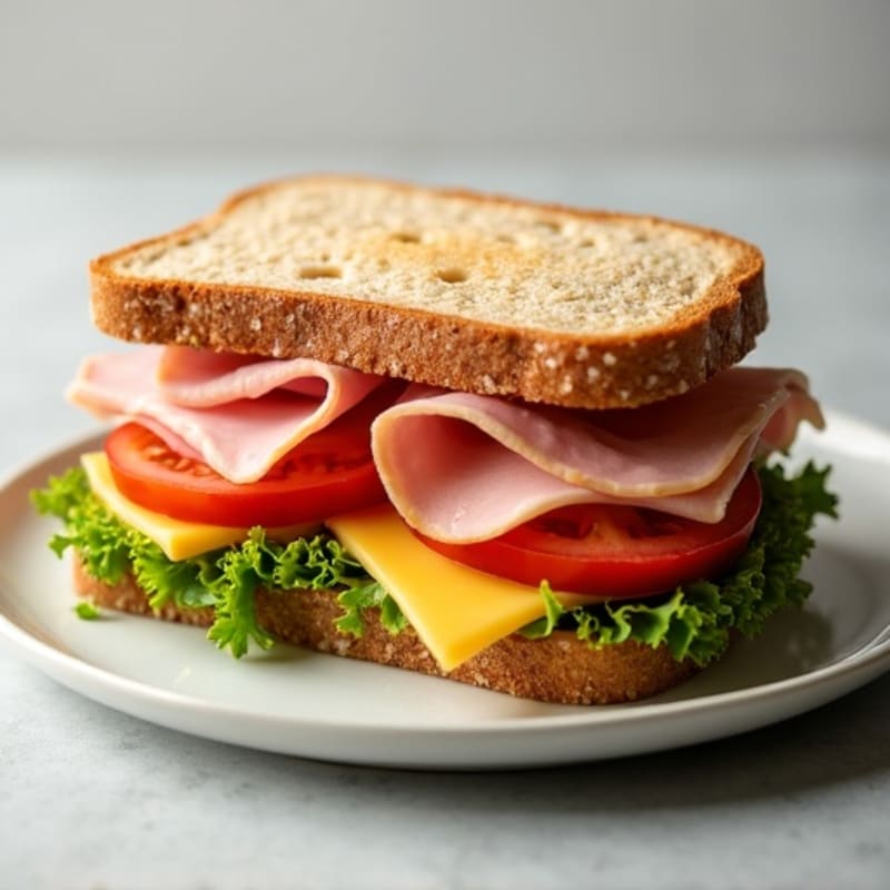 Lean Ham and Melty Swiss Whole Grain Sandwich