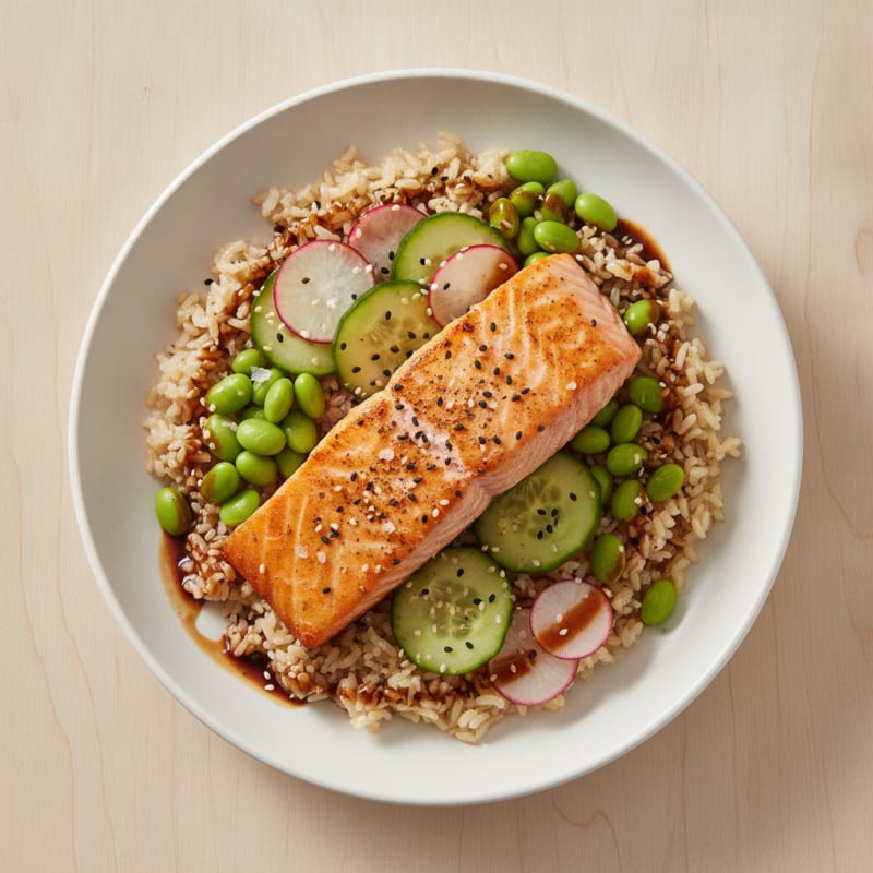 Salmon Sushi Rice Bowl
