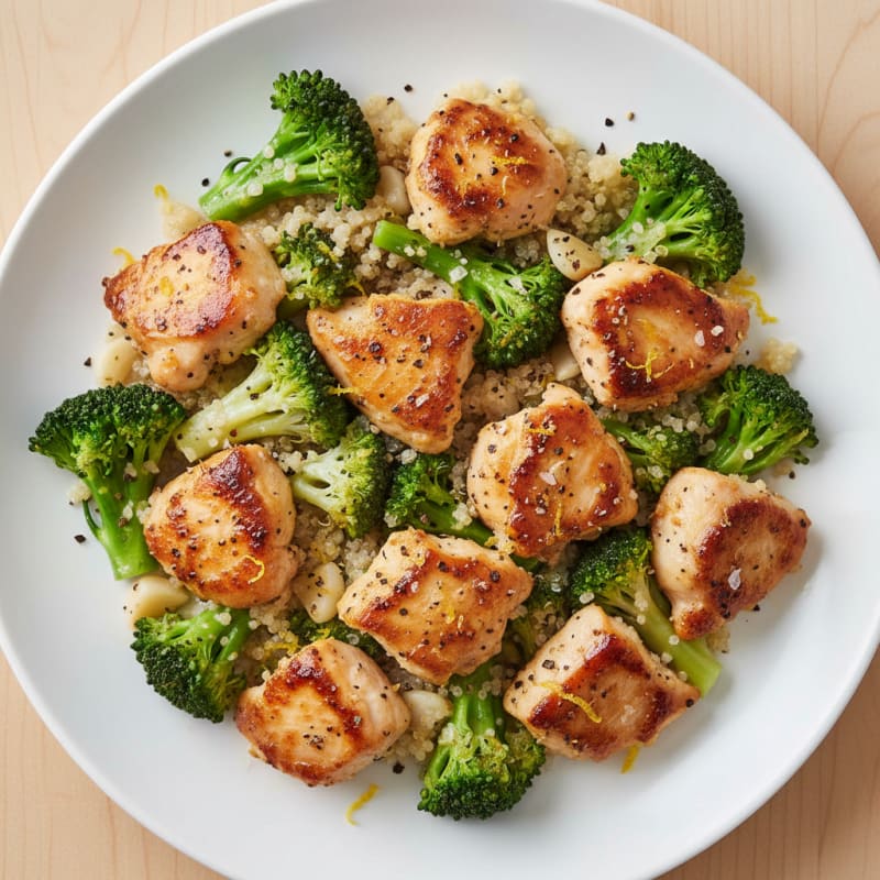 Quick Lemon Herb Chicken Skillet