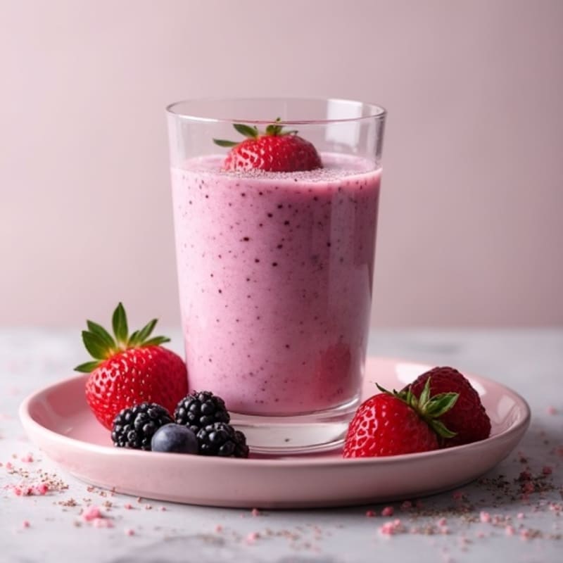 Creamy Berry Protein Smoothie
