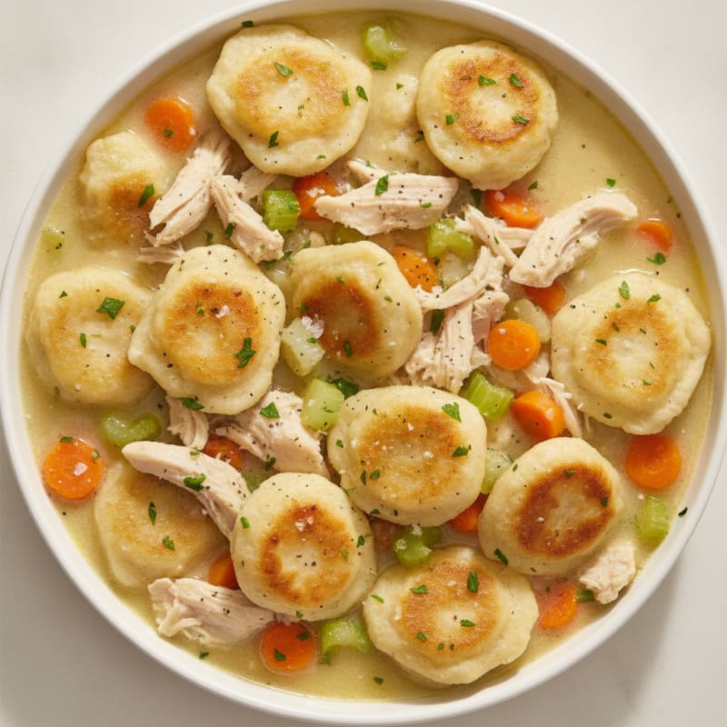 Homestyle Chicken and Herb Dumplings