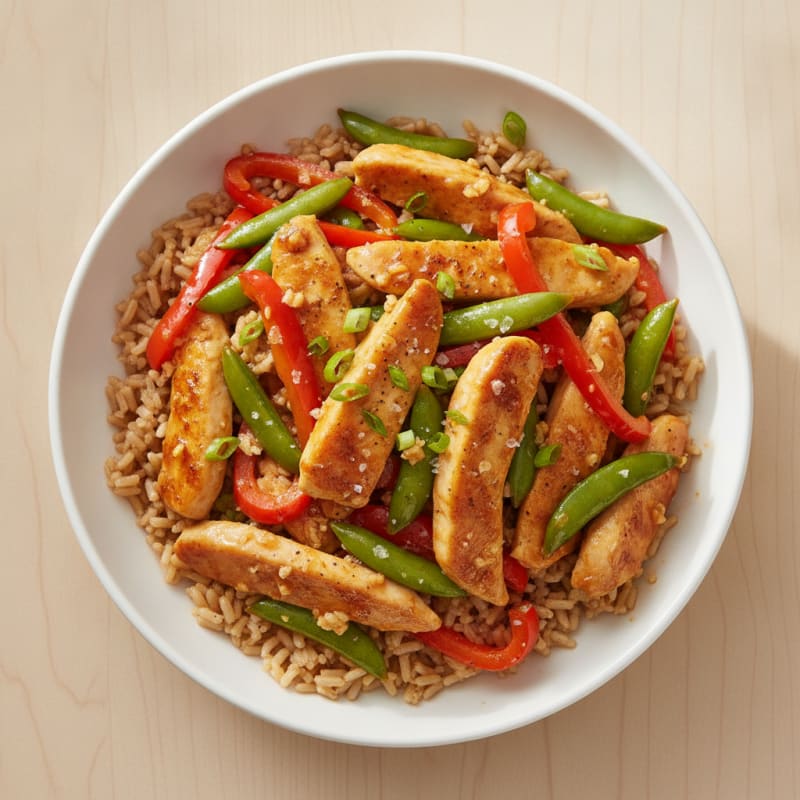 Orange Glazed Chicken Stir-Fry