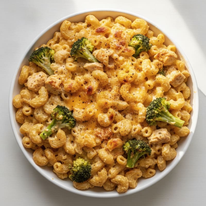 High-Protein Baked Macaroni and Cheese