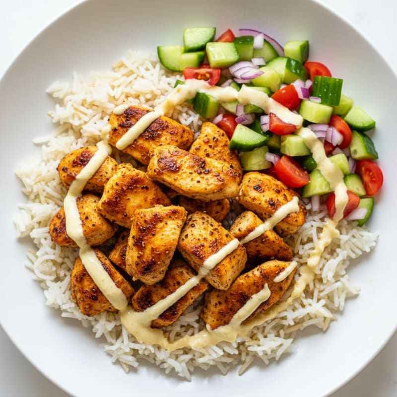Chicken Shawarma Rice Bowl