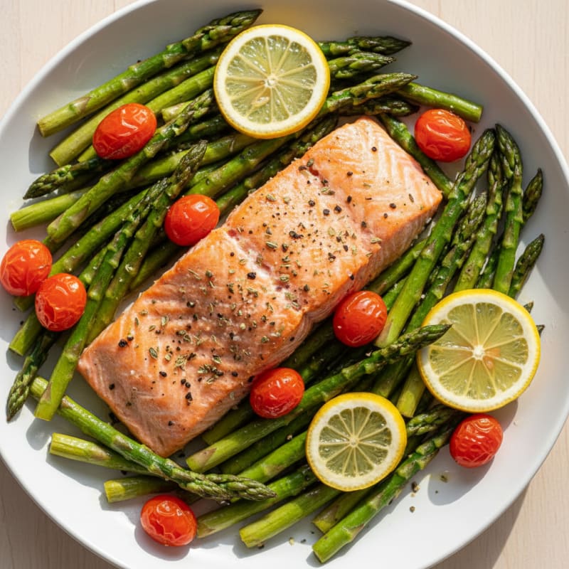 Sheet Pan Lemon Herb Salmon