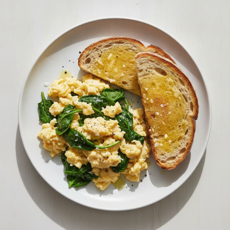 Farmhouse Eggs with Sourdough Toast
