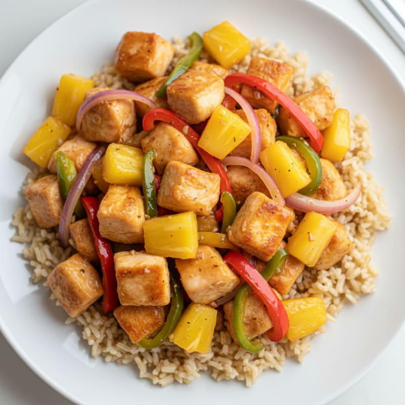 Sweet and Sour Chicken with Pineapple