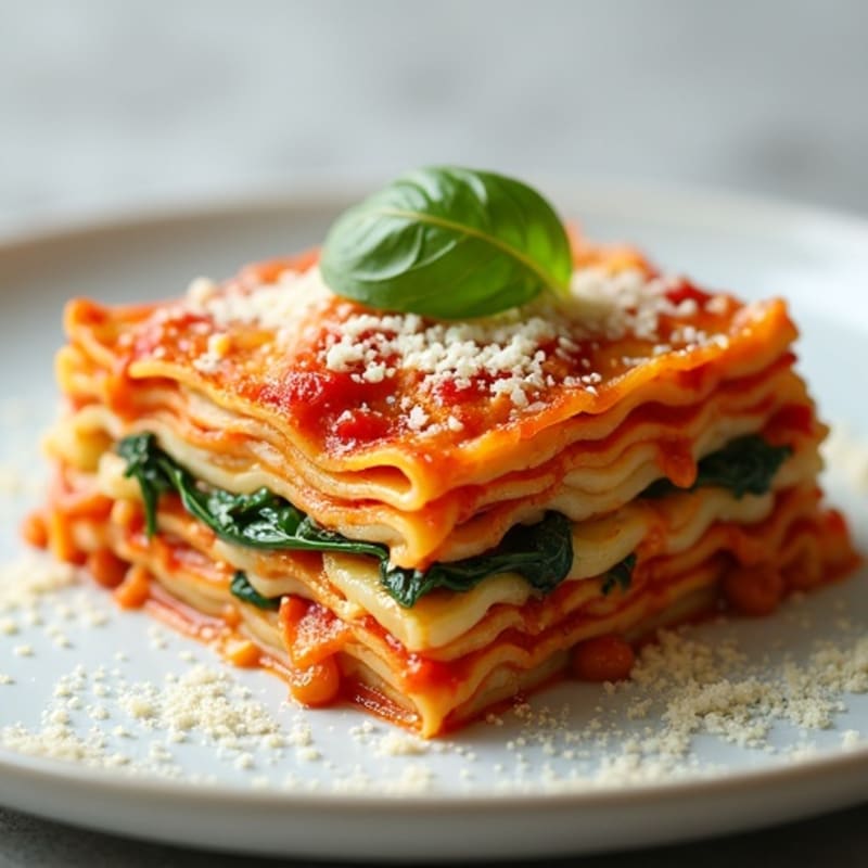 Roasted Vegetable Layered Lasagna