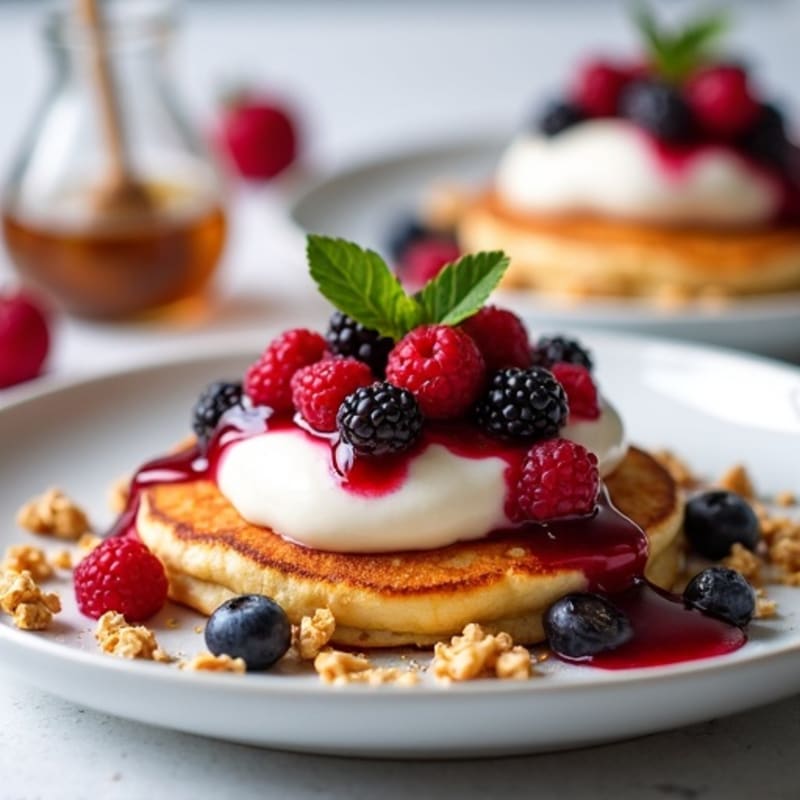 Protein-Packed Greek Yogurt Berry Shortcake